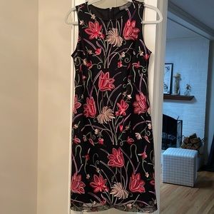 Donna Ricco New York Embroidered Shift Dress